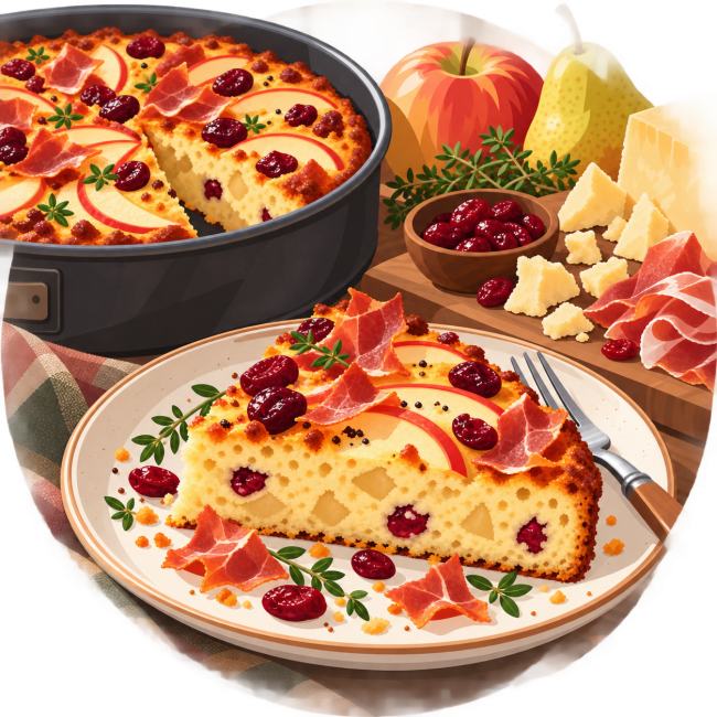 SAVORY BRUNCH TORTE ARTWORK